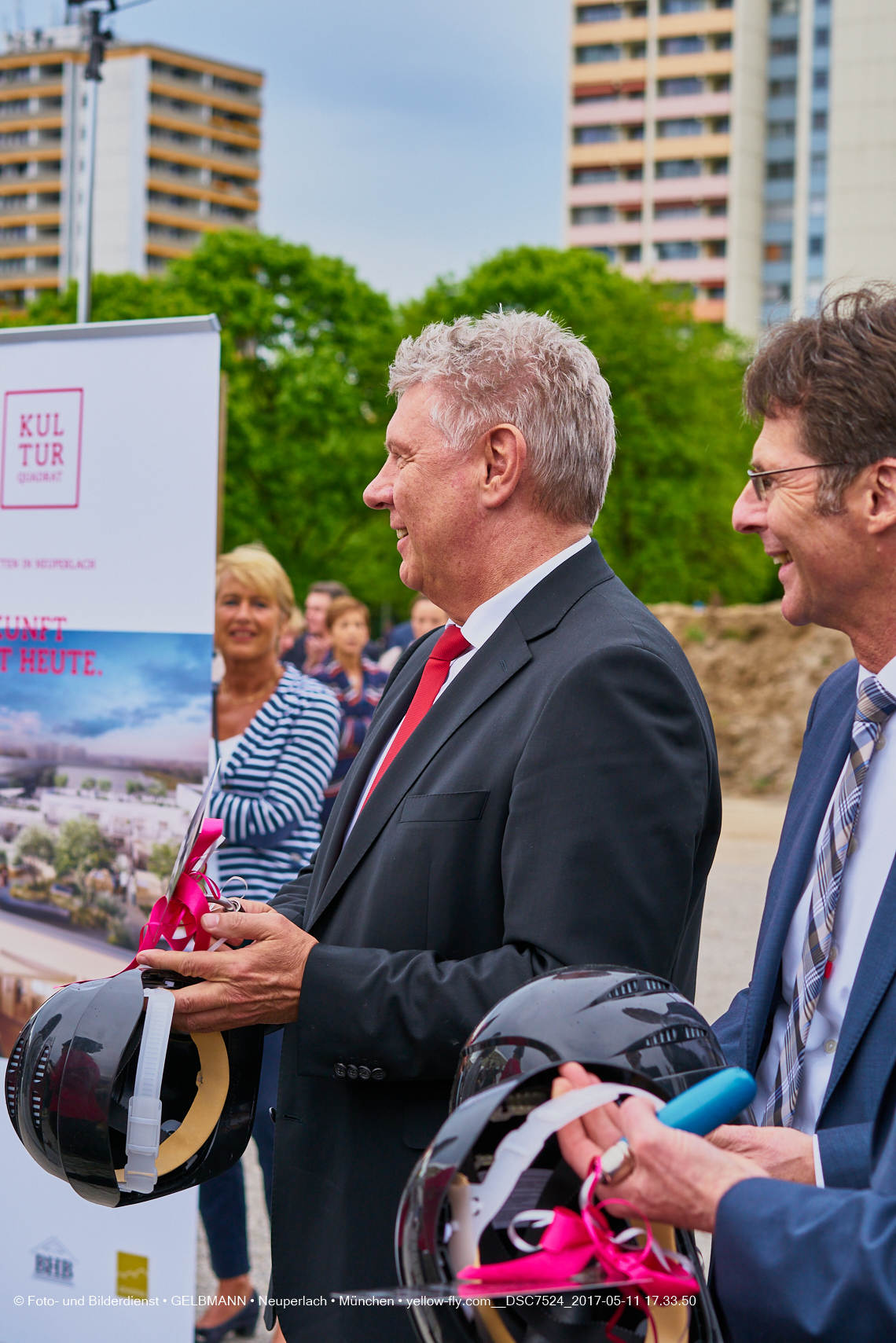11. Mai 2017 - Grundsteinlegung für die LOGE und dem Kulturquadrat in Neuperlach